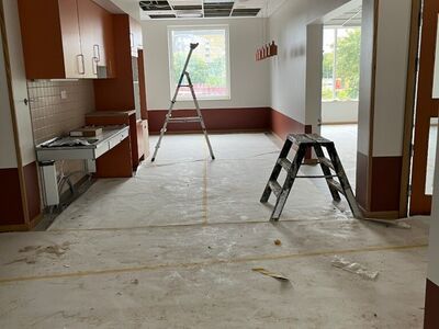 Invändigt måleriprojekt i Malmö med ren finish och noggrant utförande.